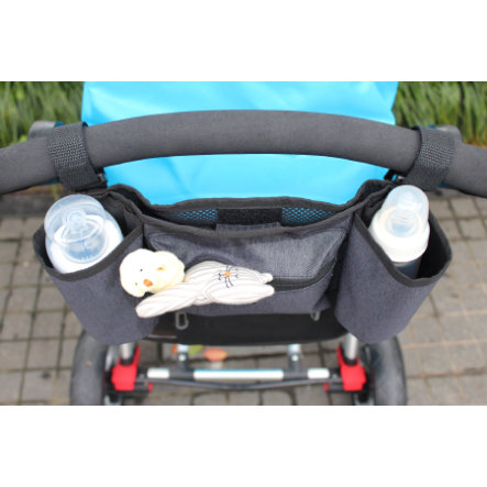altabebe Rückenlehntasche für Kinderwagen / Buggys Grau/Schwarz