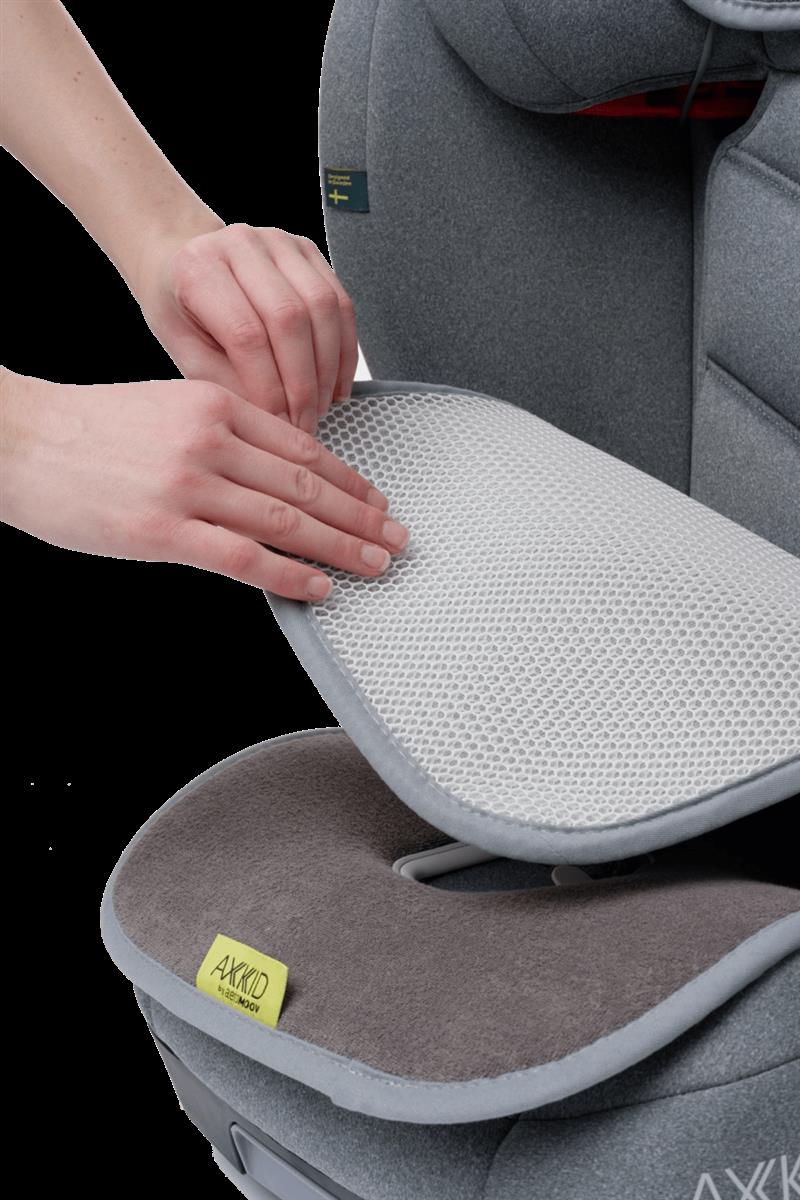 Axkid AeroMoov Folgesitz Antischwitzauflage Anthrazit Axkid AeroMoov Folgesitz Antischwitzauflage Anthrazit