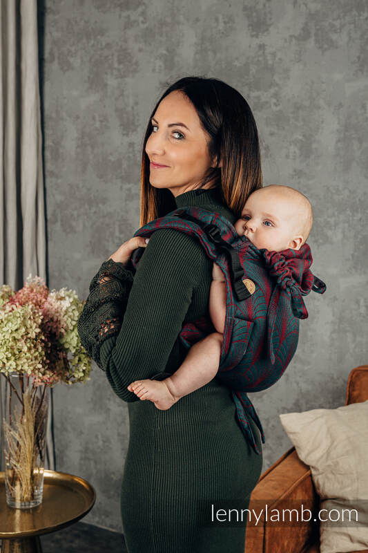Lenny Lamb Onbuhimo Standard - Deco - Maroon Moss Lenny Lamb Onbuhimo Standard - Deco - Maroon Moss