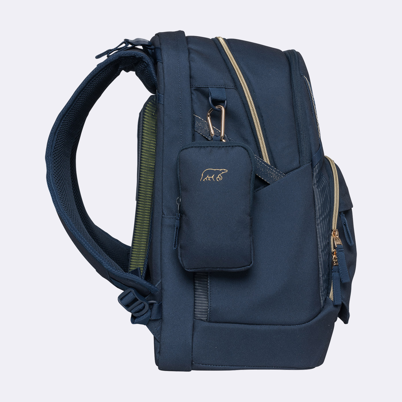 Beckmann Sport Air Schulrucksack Blue Gold Beckmann Sport Air Schulrucksack Blue Gold