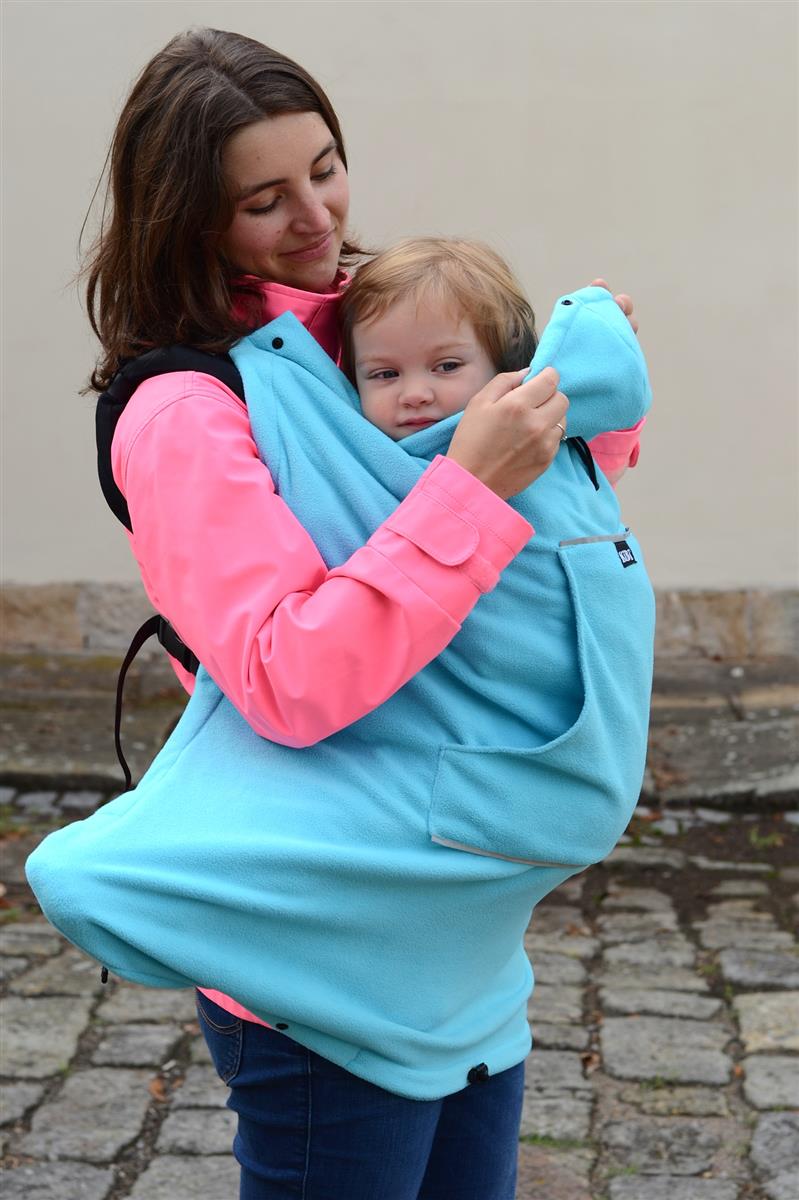 KiBi Fleece Tragecover Aqua