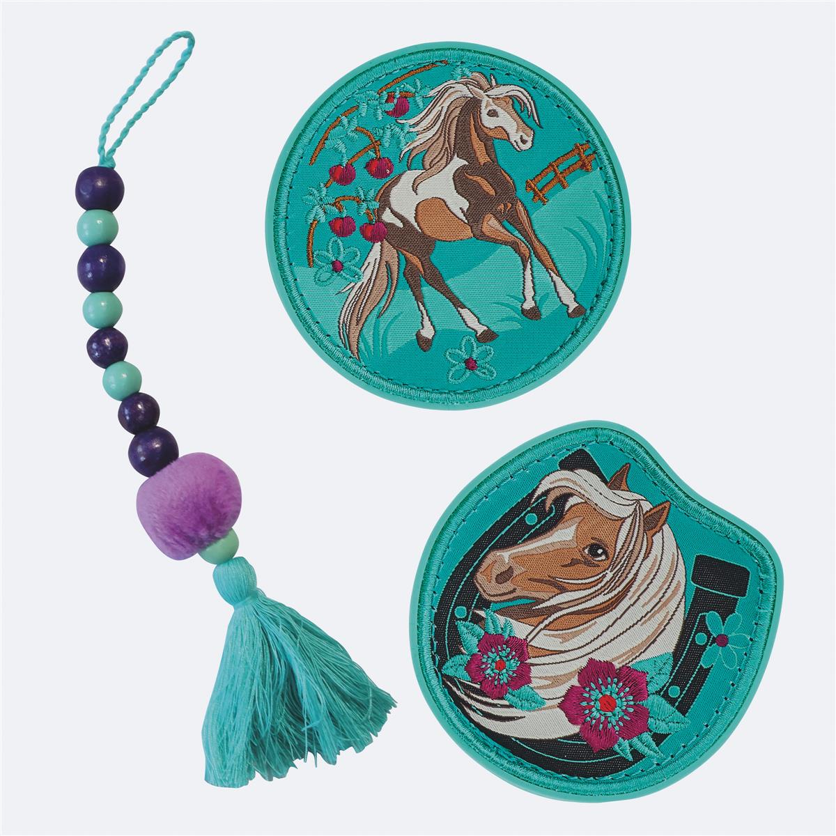 Der Die Das Schulranzen-Set ErgoFlex Max Pepermint Pony