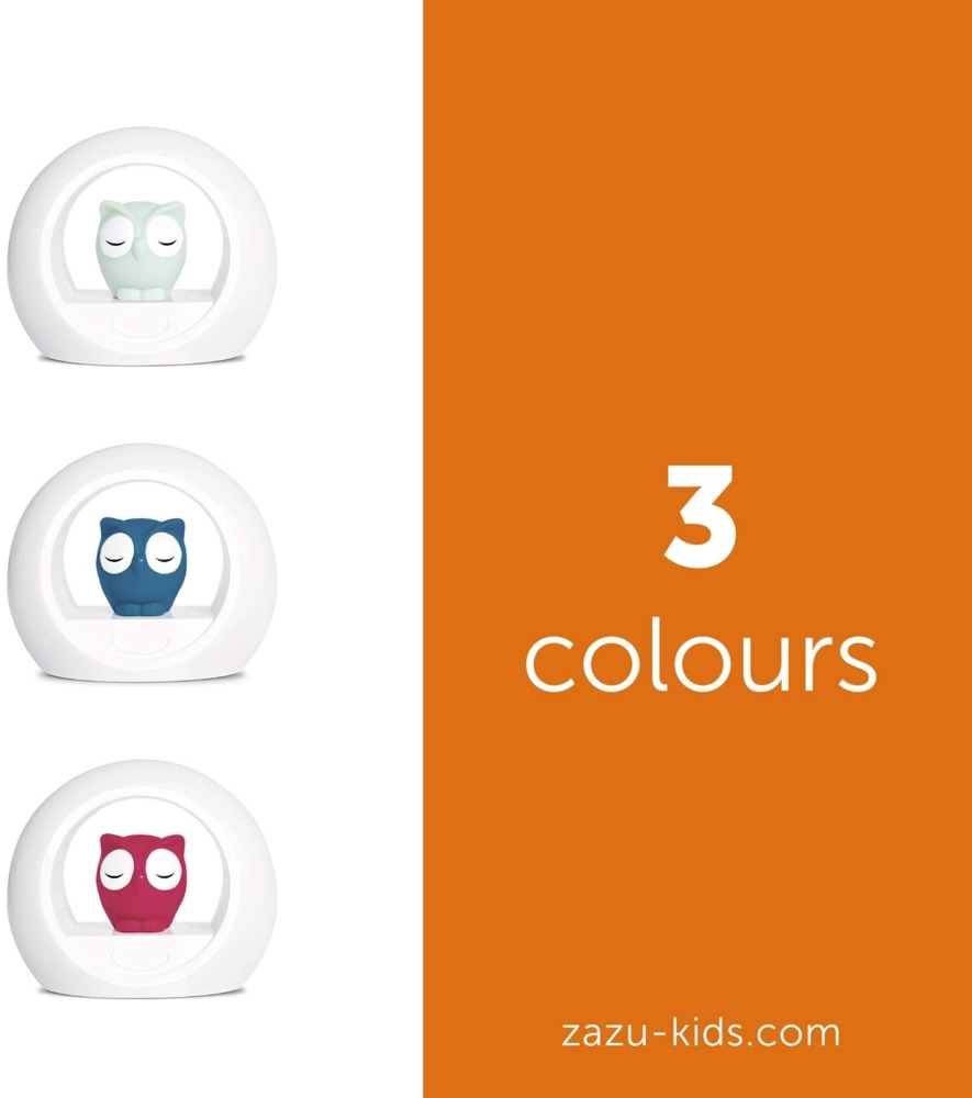 ZAZU Nachtlicht Lou die Eule weiß/ grau