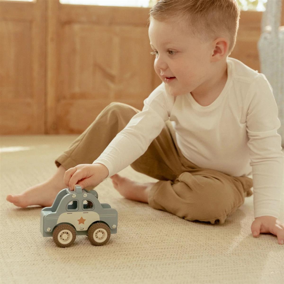 Little Dutch Holzspielzeug Polizeiauto