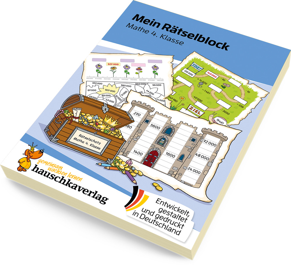 Hauschkaverlag Mein Rätselblock Mathe Klasse 4