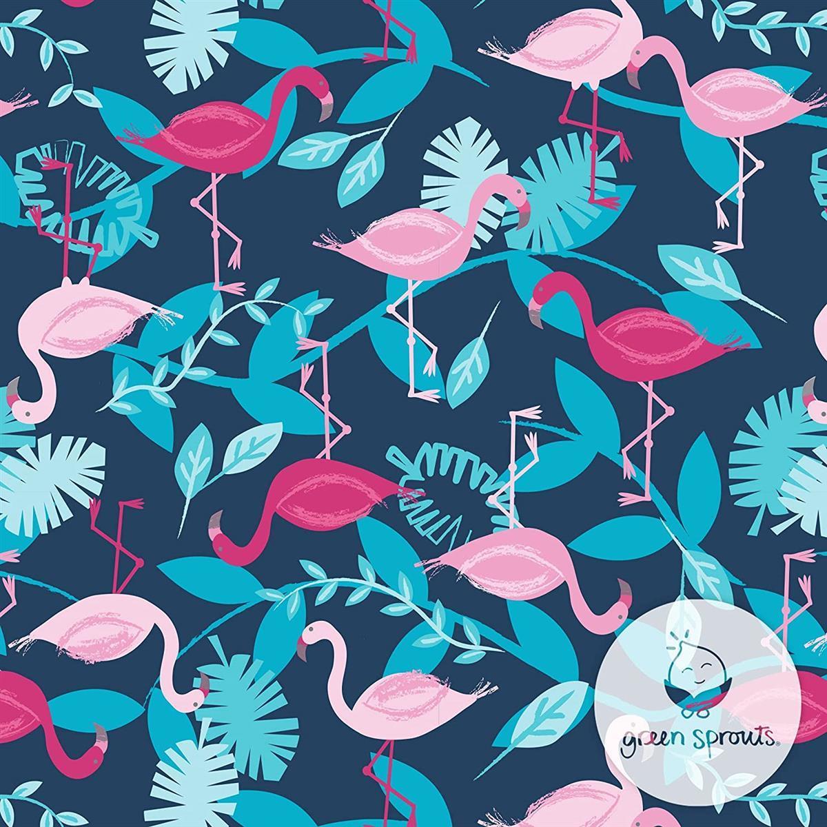 green sprouts Sonnenhut UV50+ Navy Flamingos