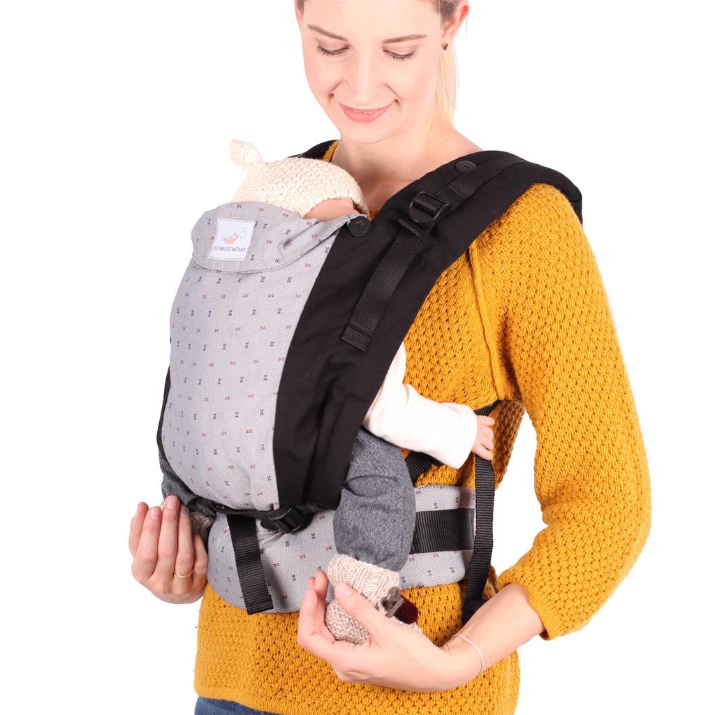 Schmusewolke FullBuckle Family - Grey