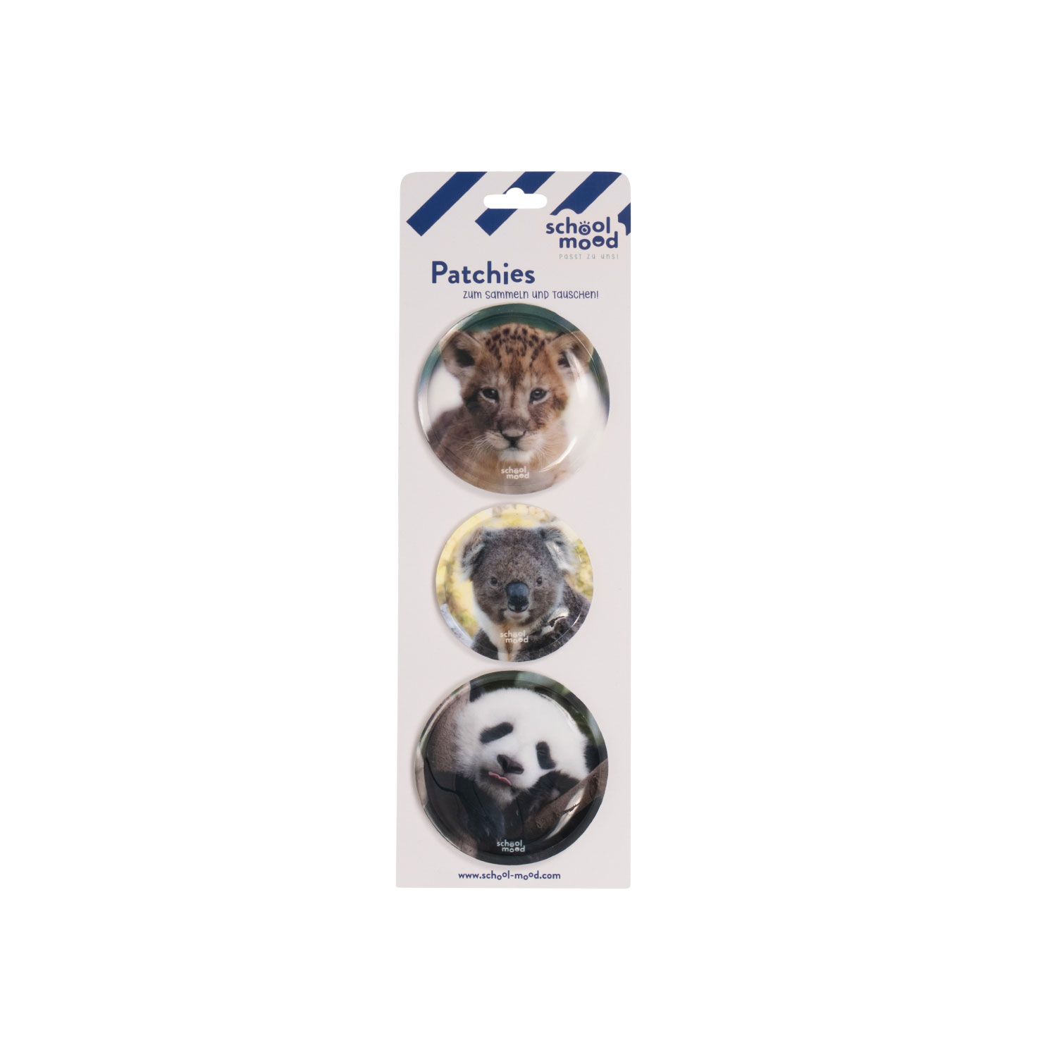 School-Mood 3. Tlg. Patchys Sets Tierkinder School-Mood 3. Tlg. Patchys Sets Tierkinder