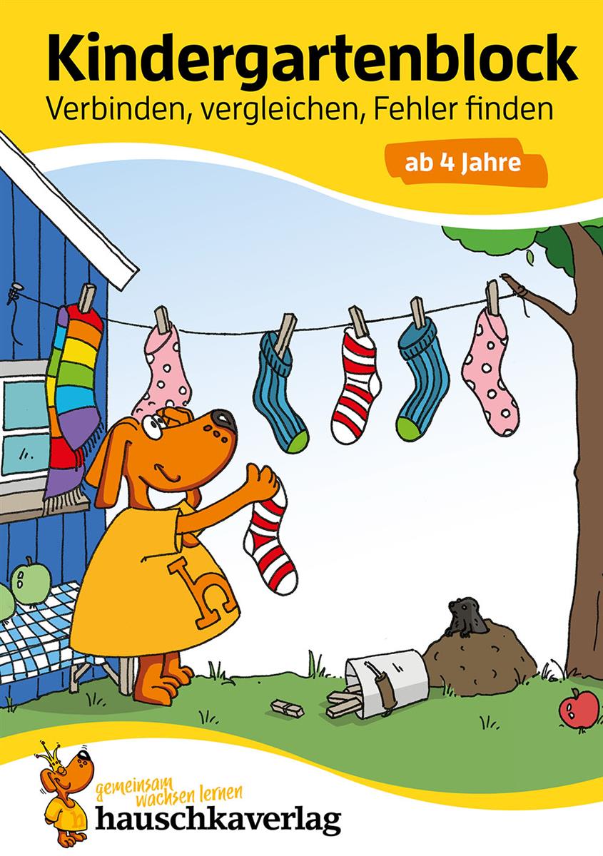Hauschkaverlag Kindergartenblockab 4 Jahre Verbinden, vergleichen, Fehler finden Hauschkaverlag Kindergartenblockab 4 Jahre Verbinden, vergleichen, Fehler finden