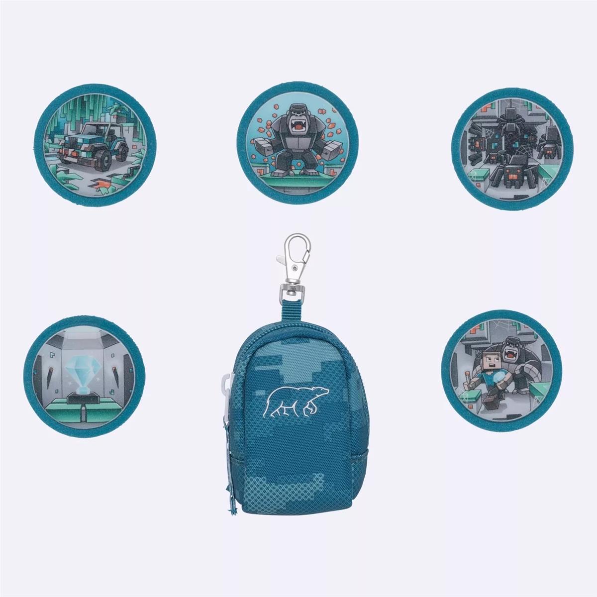 Beckmann_Buttons_Jungle Game.jpeg Beckmann Mini Rucksack mit Buttons (Klettis) Set Jungle Game