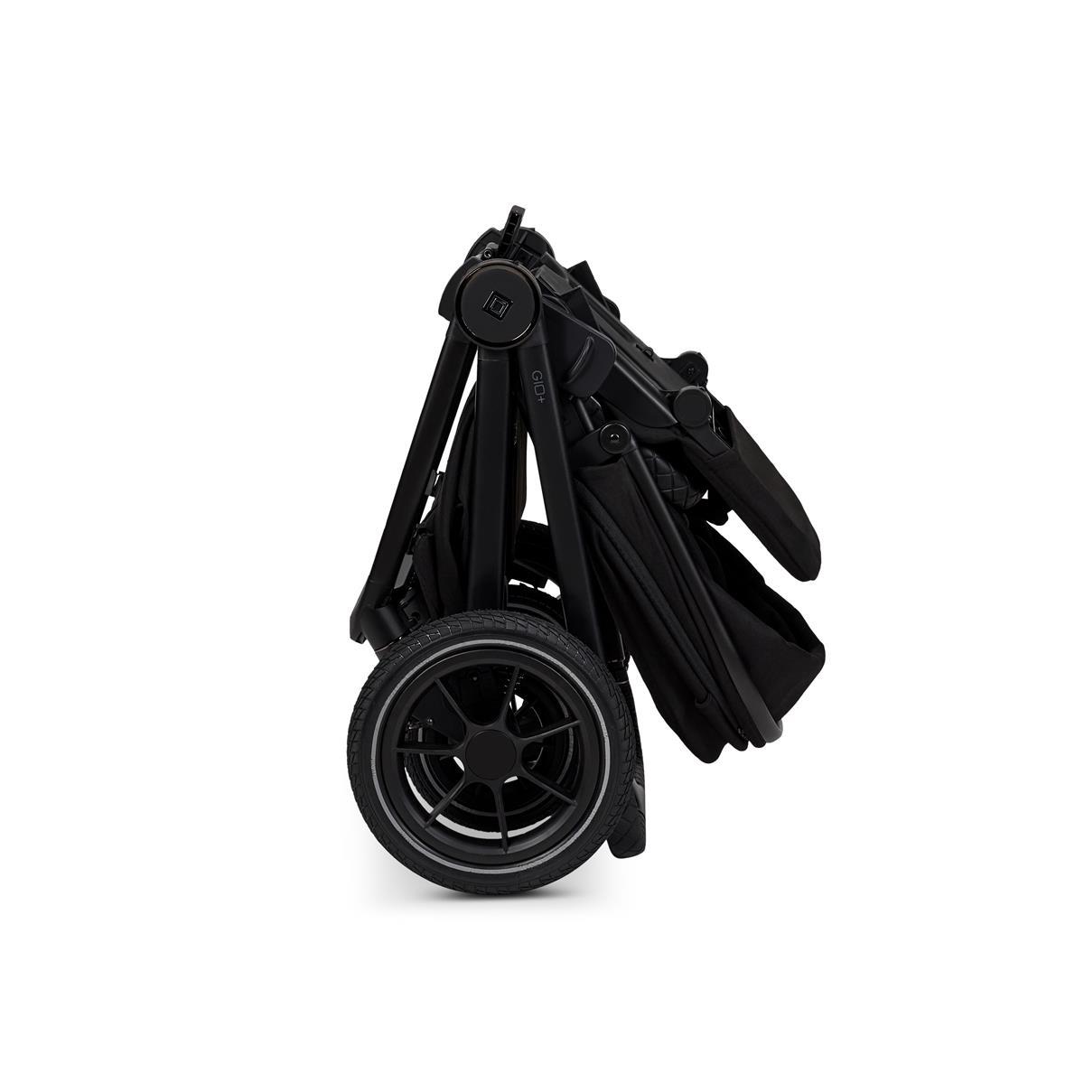 Moon PIÙ Kinderwagen SET onyx / chrome