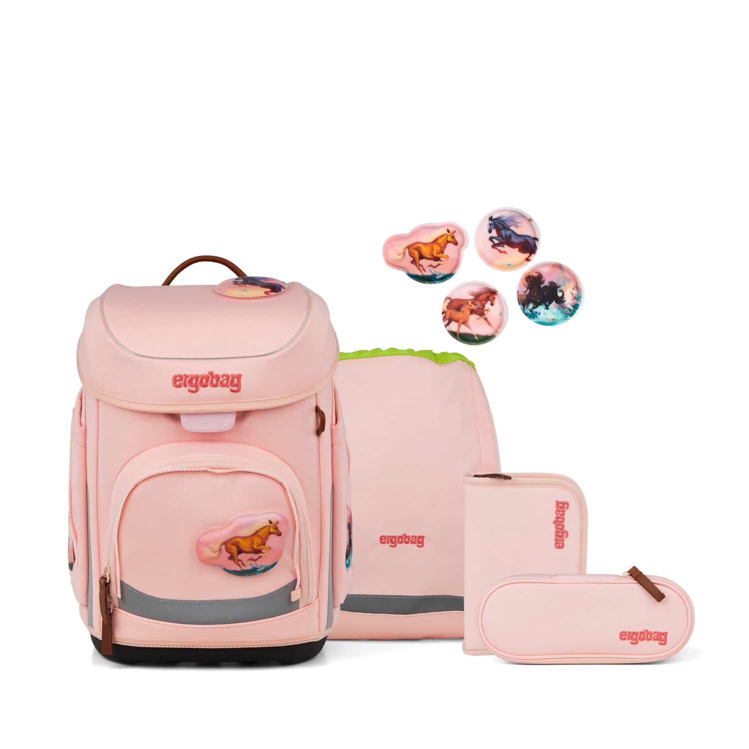 Ergobag Schulranzen-Set Cubo 2026 Spezial Edition Unzähmbär