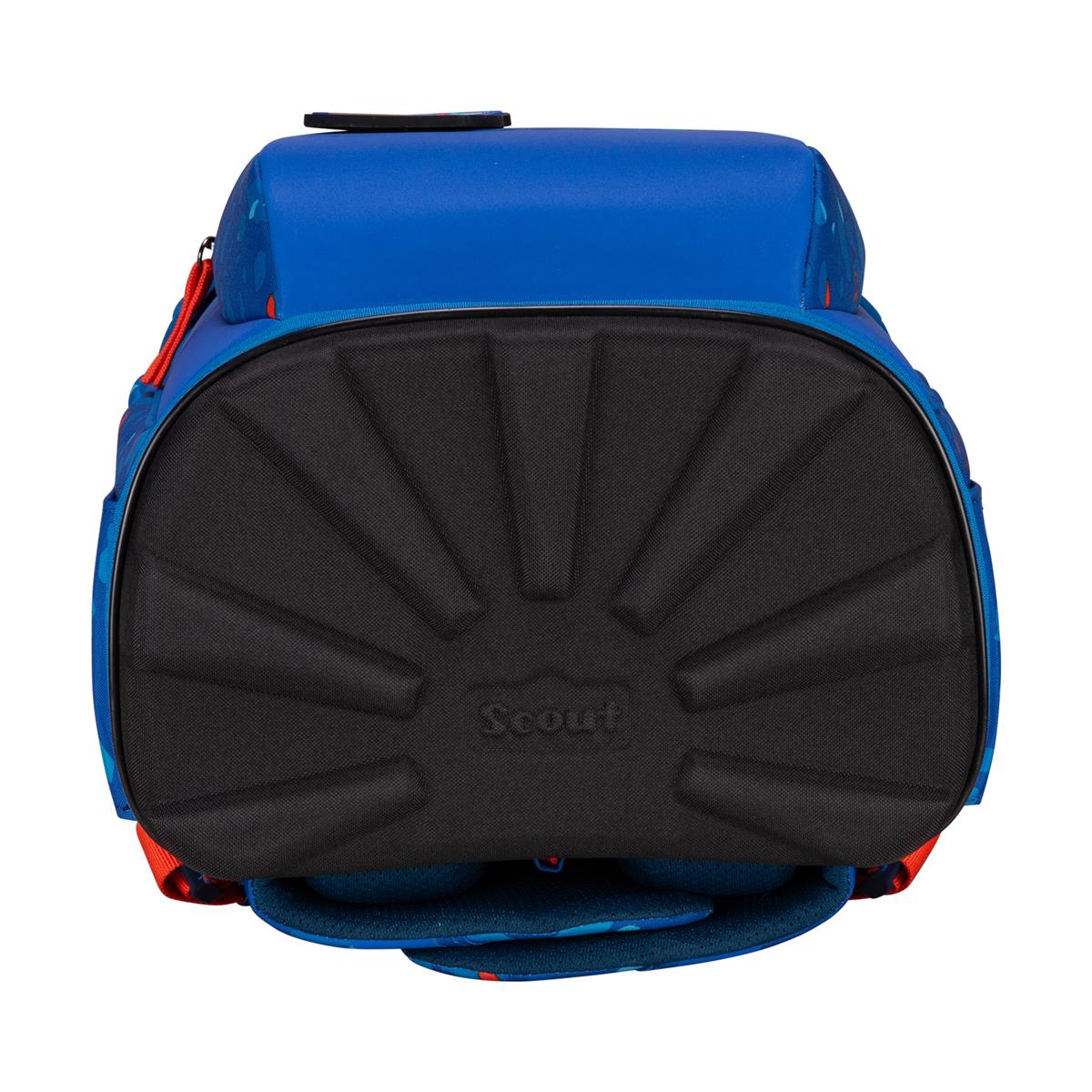 Scout Schulranzen-Set Neo 4.tlg. Exklusiv Superflash Blue Dino