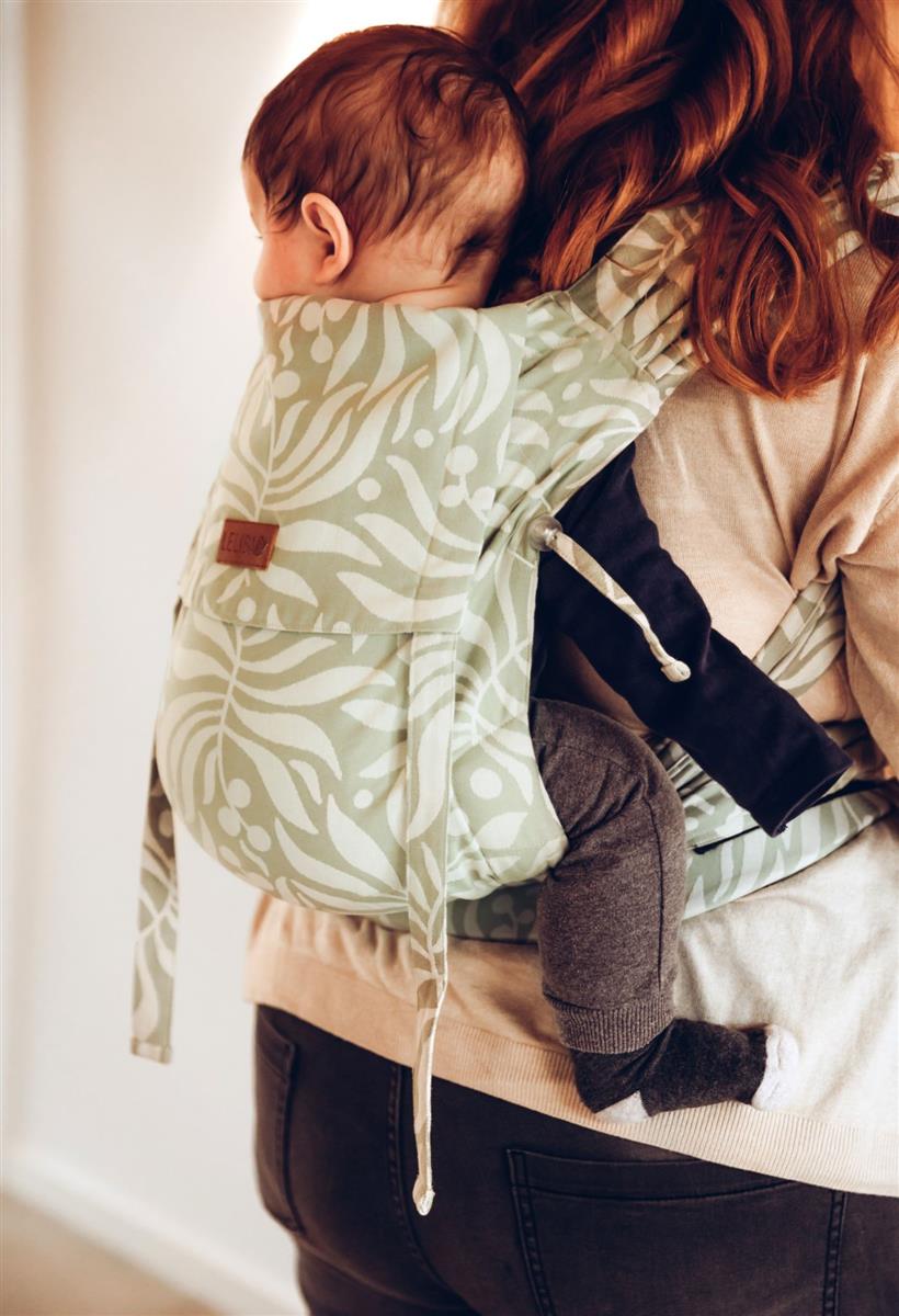 LELIBA Tai Babytrage mit Polster Bungi Green