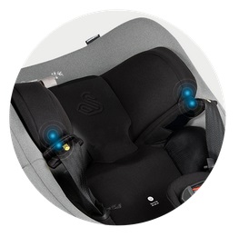 SWANDOO MARIE 5.0 i-Size Reboarder (40 – 105 cm/ 0 – 18 kg) 0+/1 Lime/Sesame Grey