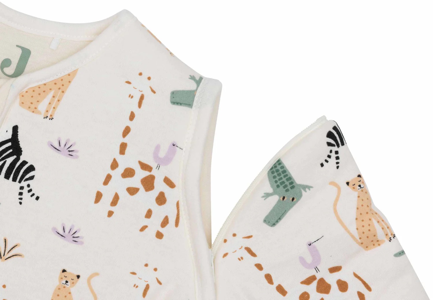 Jollein Schlafsack mit abnehmbaren Ärmeln 90cm Jungle Jambo