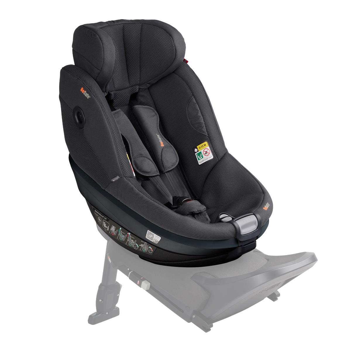BeSafe Beyond2 360 Reboarder Anthracite Mesh