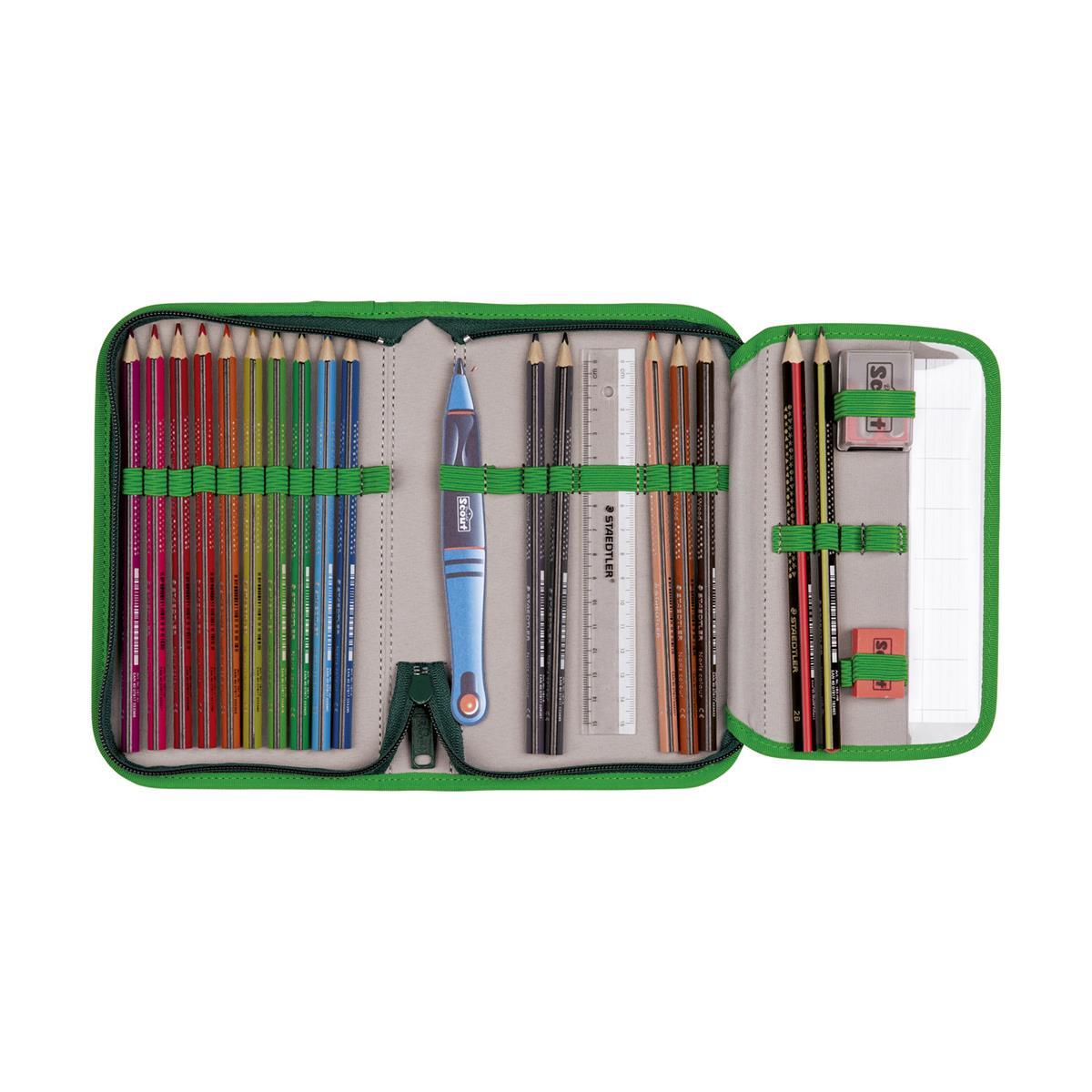 Scout Schulranzen-Set Neo 4.tlg. Danger Dino Scout Schulranzenset Micro Danger Dino