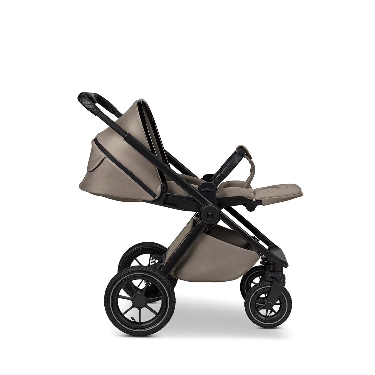 Moon PIÙ Kinderwagen SET mud / matt