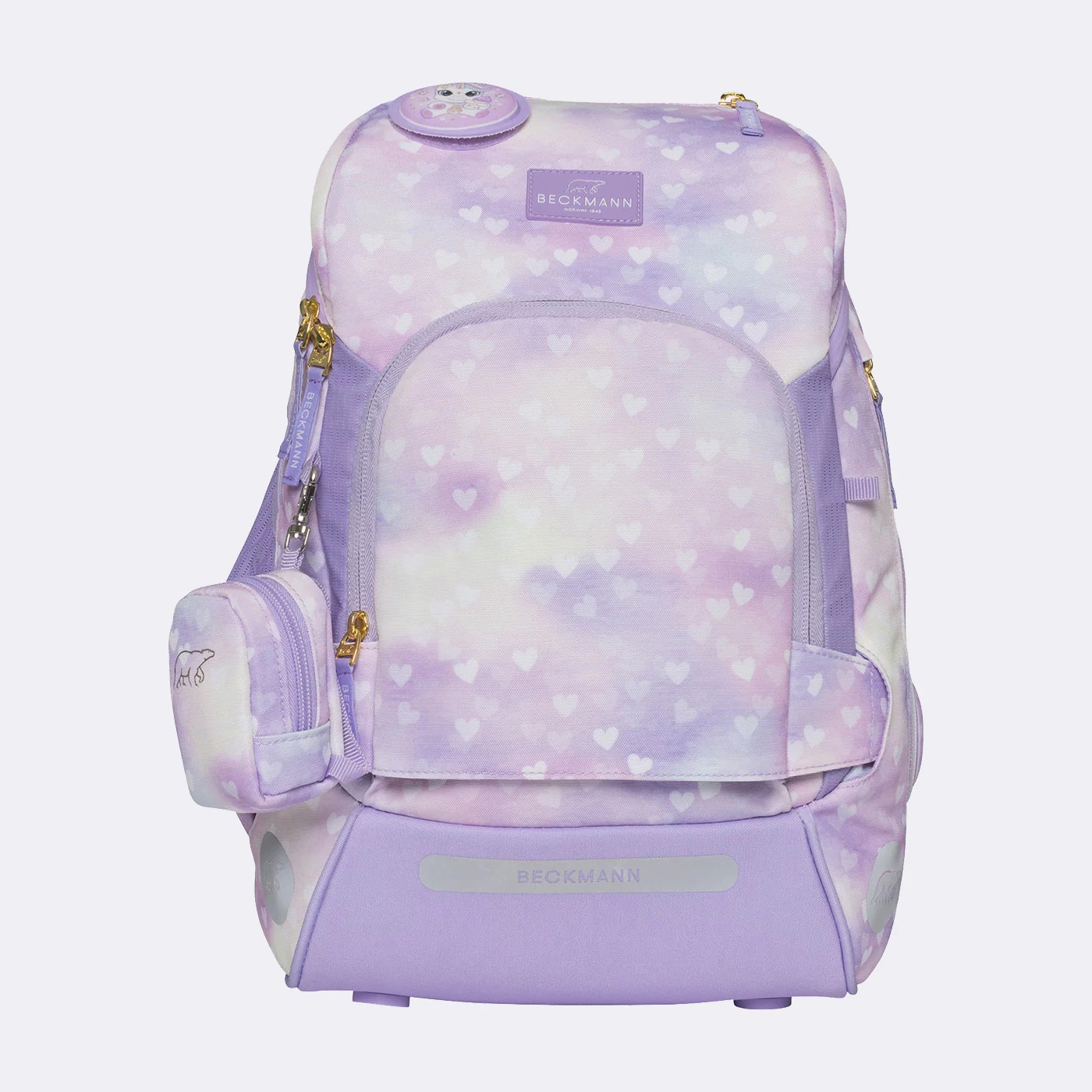 Beckmann Schulrucksack-Set Active Air FLX 6-teilig Unicorn Princess Purple Beckmann Schulrucksack-Set Active Air FLX 6-teilig Unicorn Princess Purple