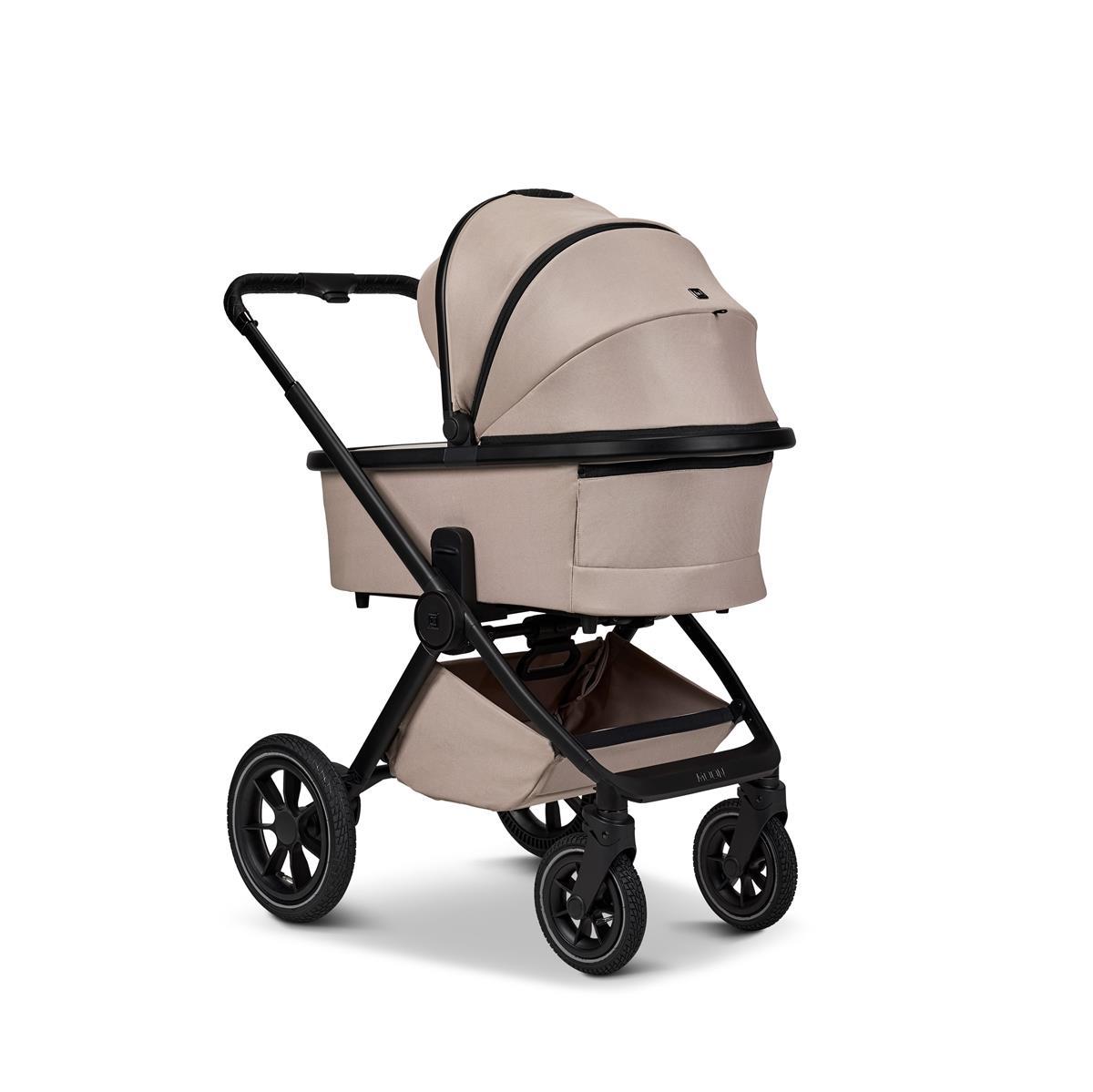 Moon GIO+ Kinderwagen-Set sand / matt Moon PIÙ Kinderwagen SET sand / chrome