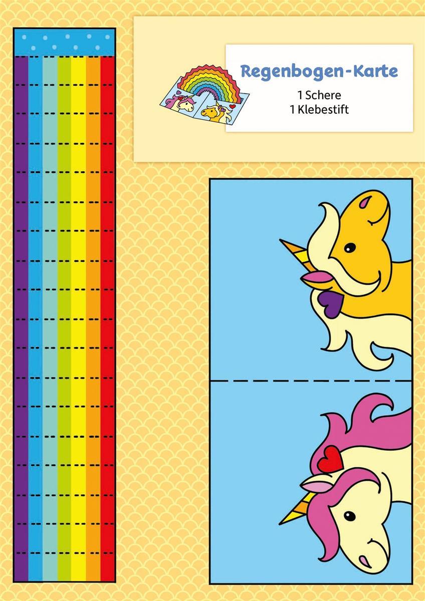 Hauschkaverlag Lass uns basteln - Bastebuch ab 5 Jahre Einhörner