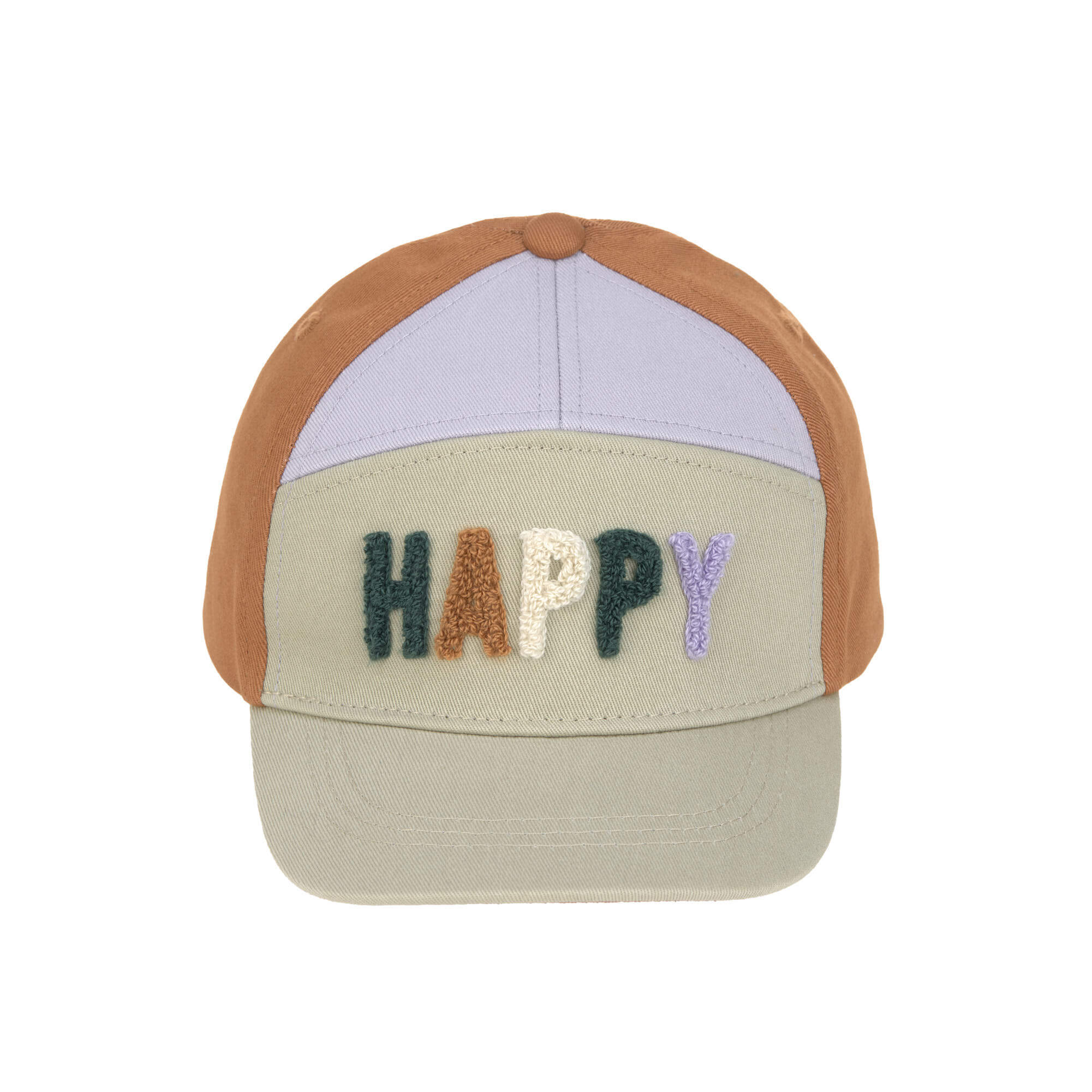 Lässig Basecap Kinder 48 (1-2 Jahre) Little Gang, Happy, Khaki Karamell