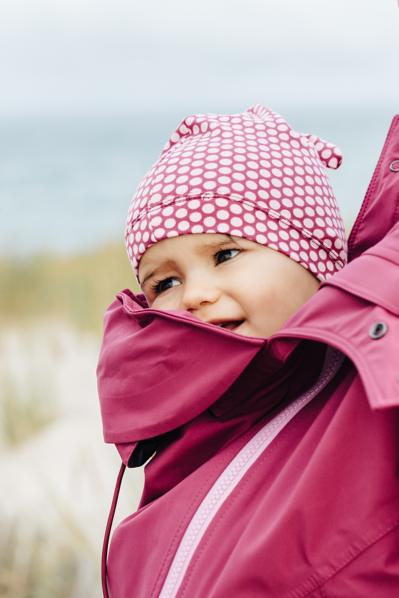 mamalila Softshell-Tragejacke clickit - Beere M