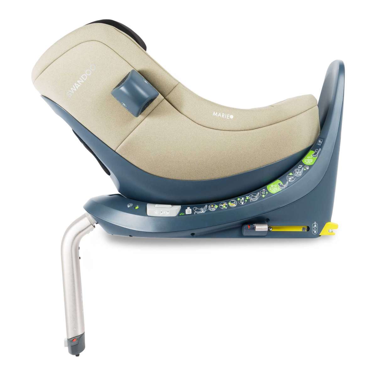 SWANDOO MARIE 5.0 i-Size Reboarder (40 – 105 cm/ 0 – 18 kg) 0+/1 Alfalfa