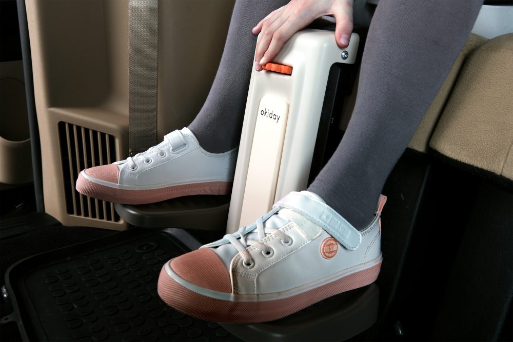 OKIDAY Fußstütze für Kinderautositze Orange OKIDAY Fußstütze für Kinderautositze Orange