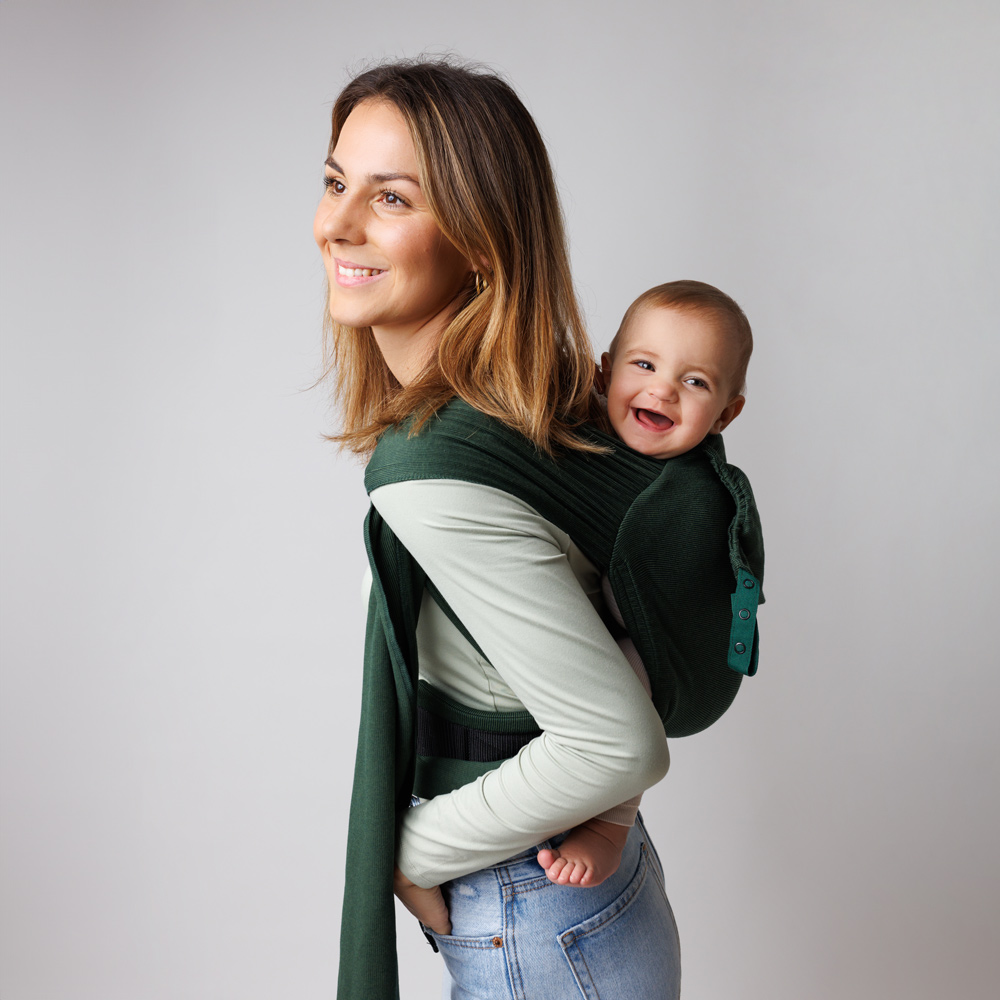 cocoo·me® Helium Babytrage Wrapconversion (50 - 98 cm / 12 Kilo) Waldgrün