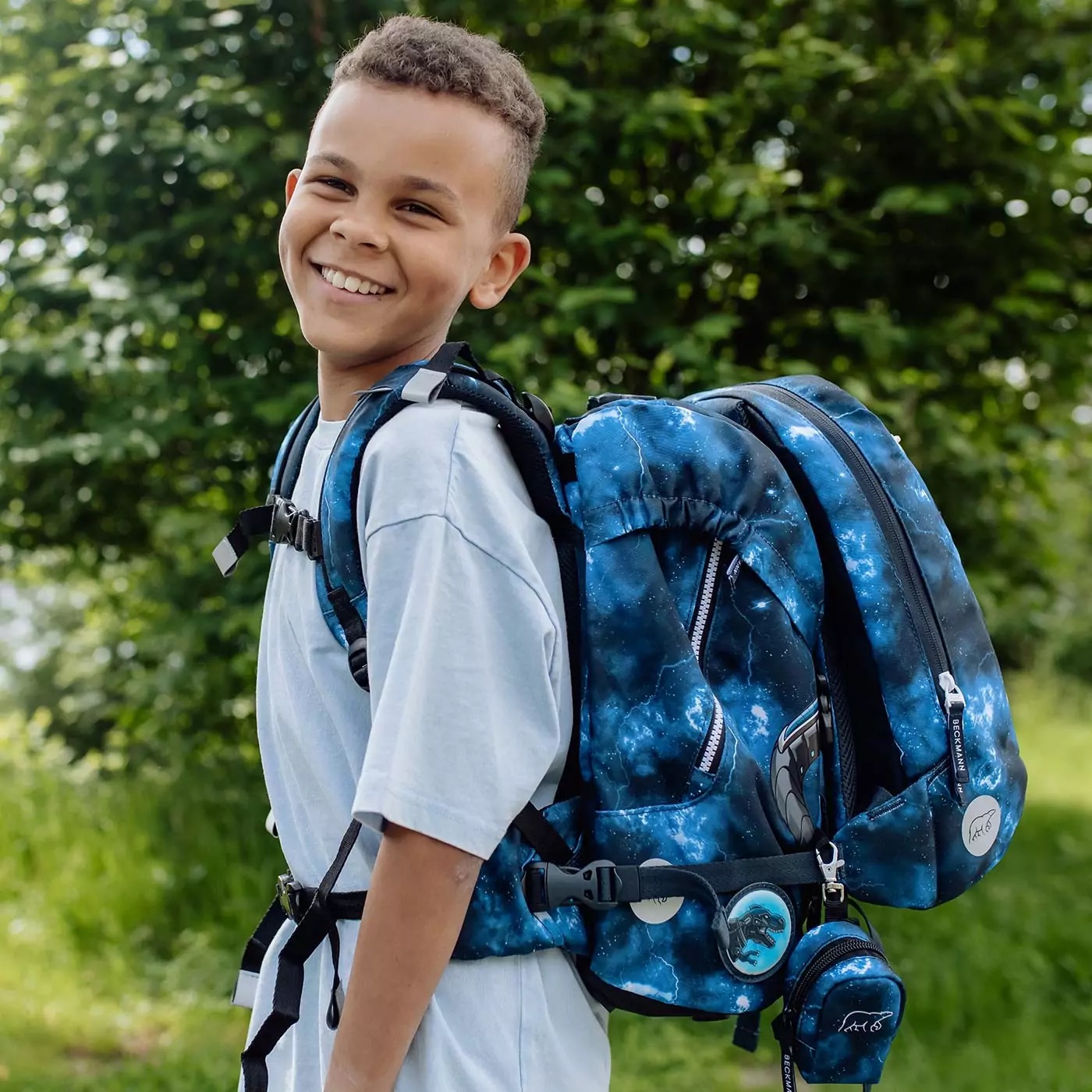 Beckmann Schul- & Tagesrucksack Tech Rex