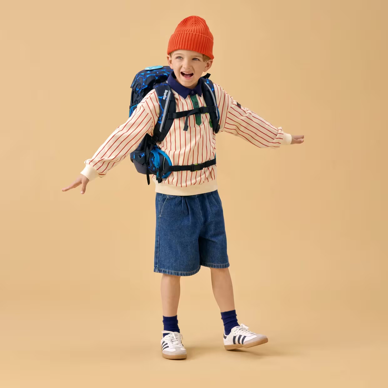 ergobag Schulranzen-Set Pack 2025/2026 Bärassic Garden