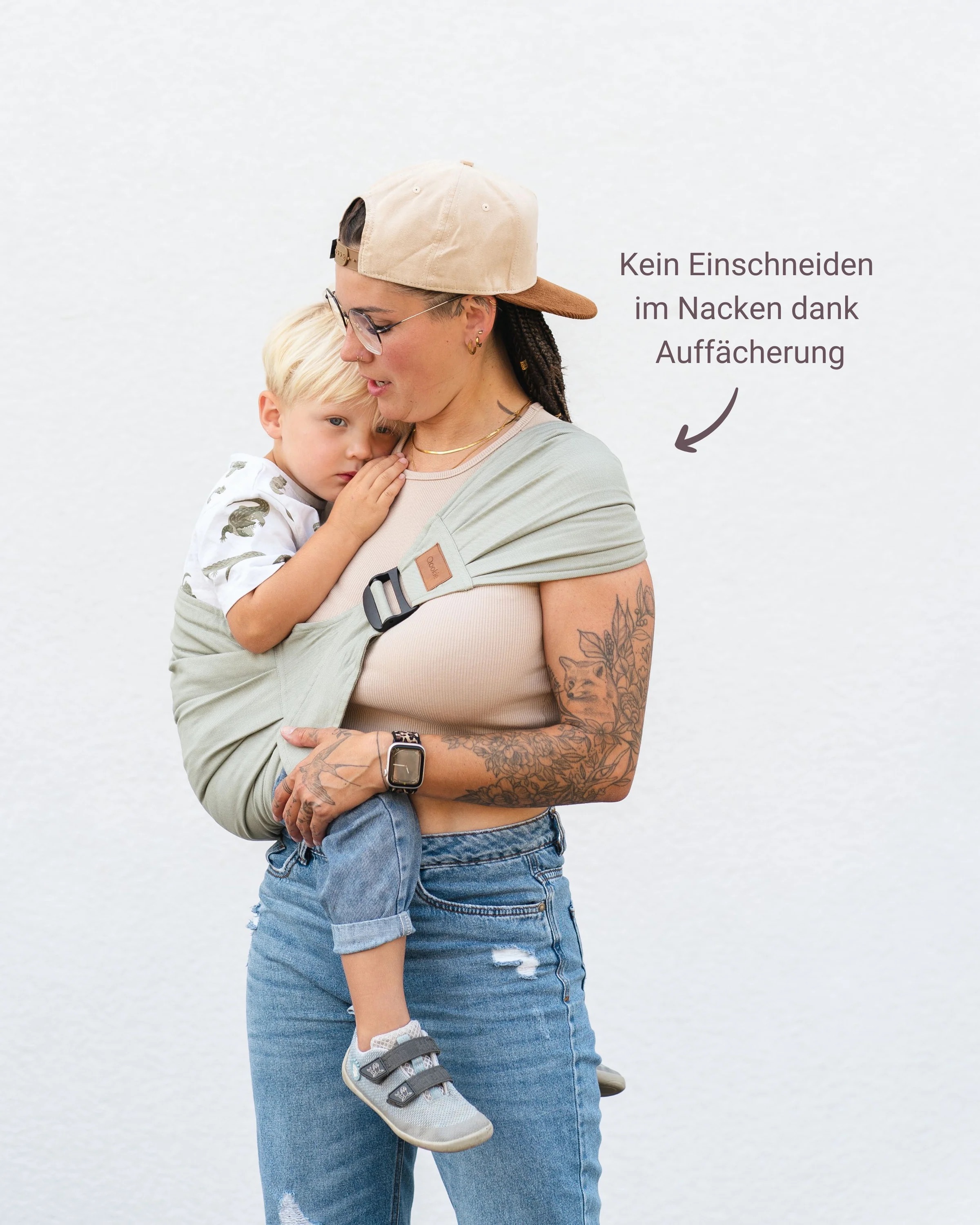 Qookie Go - Hüfttrage Black Qookie Go - Hüfttrage Blossom Snow