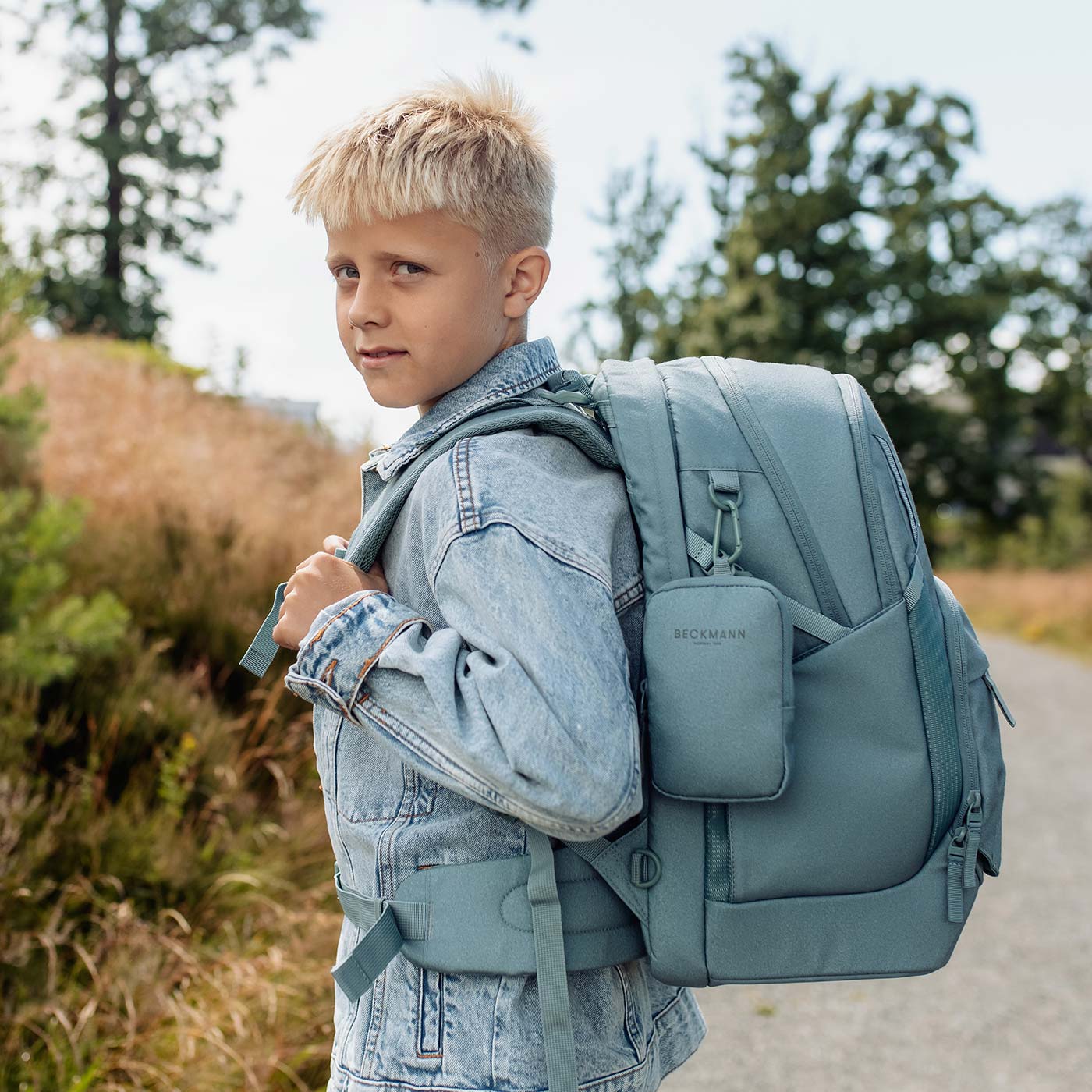 Beckmann Sport Air Schulrucksack Sea Green