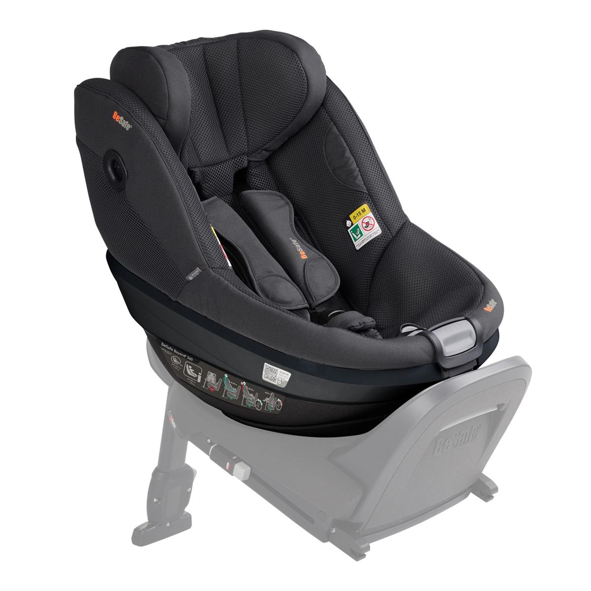 BeSafe Beyond2 360 Reboarder Anthracite Mesh