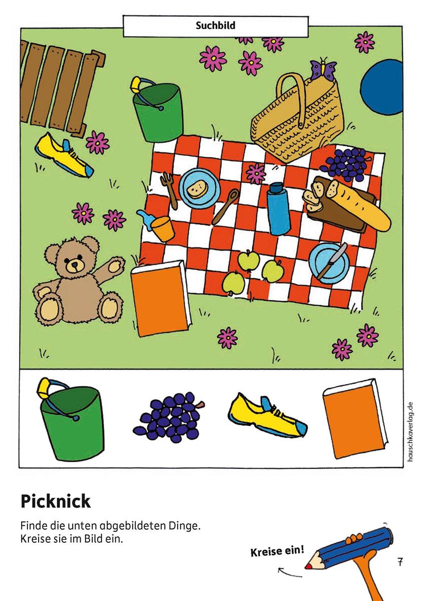 Hauschkaverlag Kindergartenblockab 3 Jahre Meine ersten Rätsel und Denkspiele