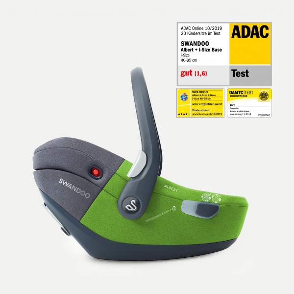 SWANDOO ALBERT i-Size Lime /Seasam Grey