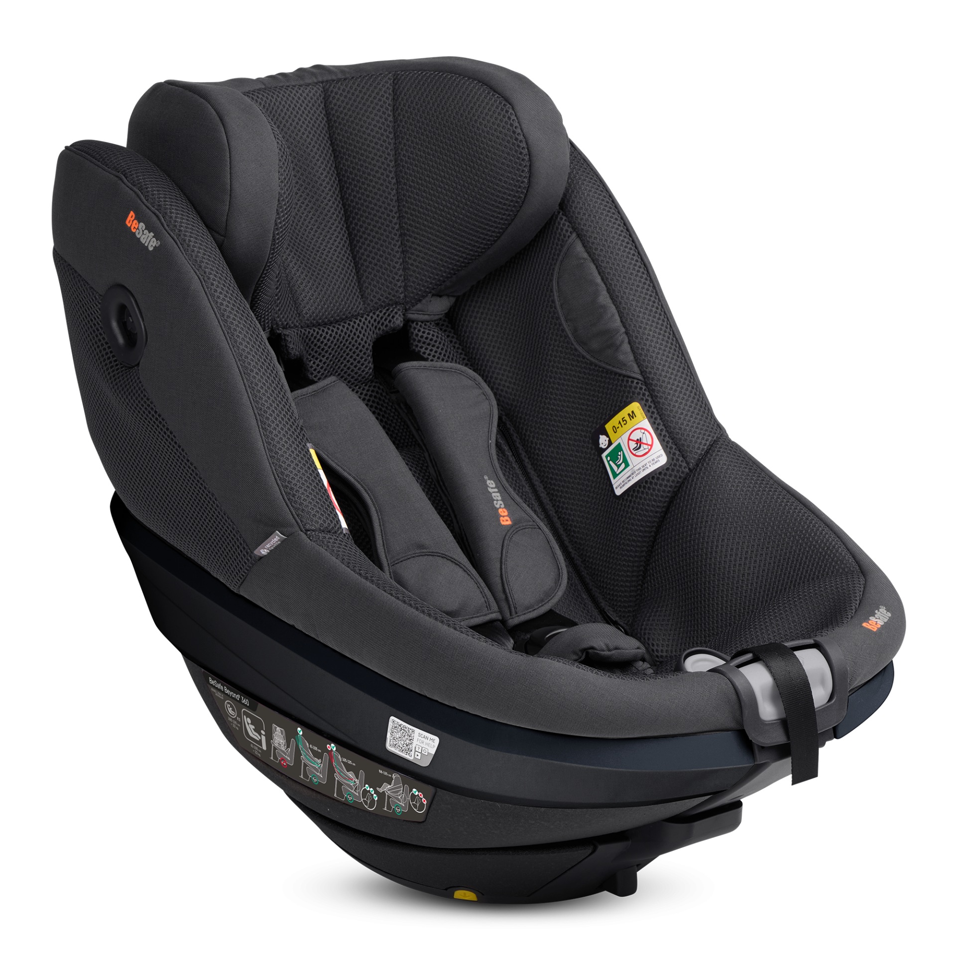 BeSafe Beyond2 360 Reboarder Anthracite Mesh