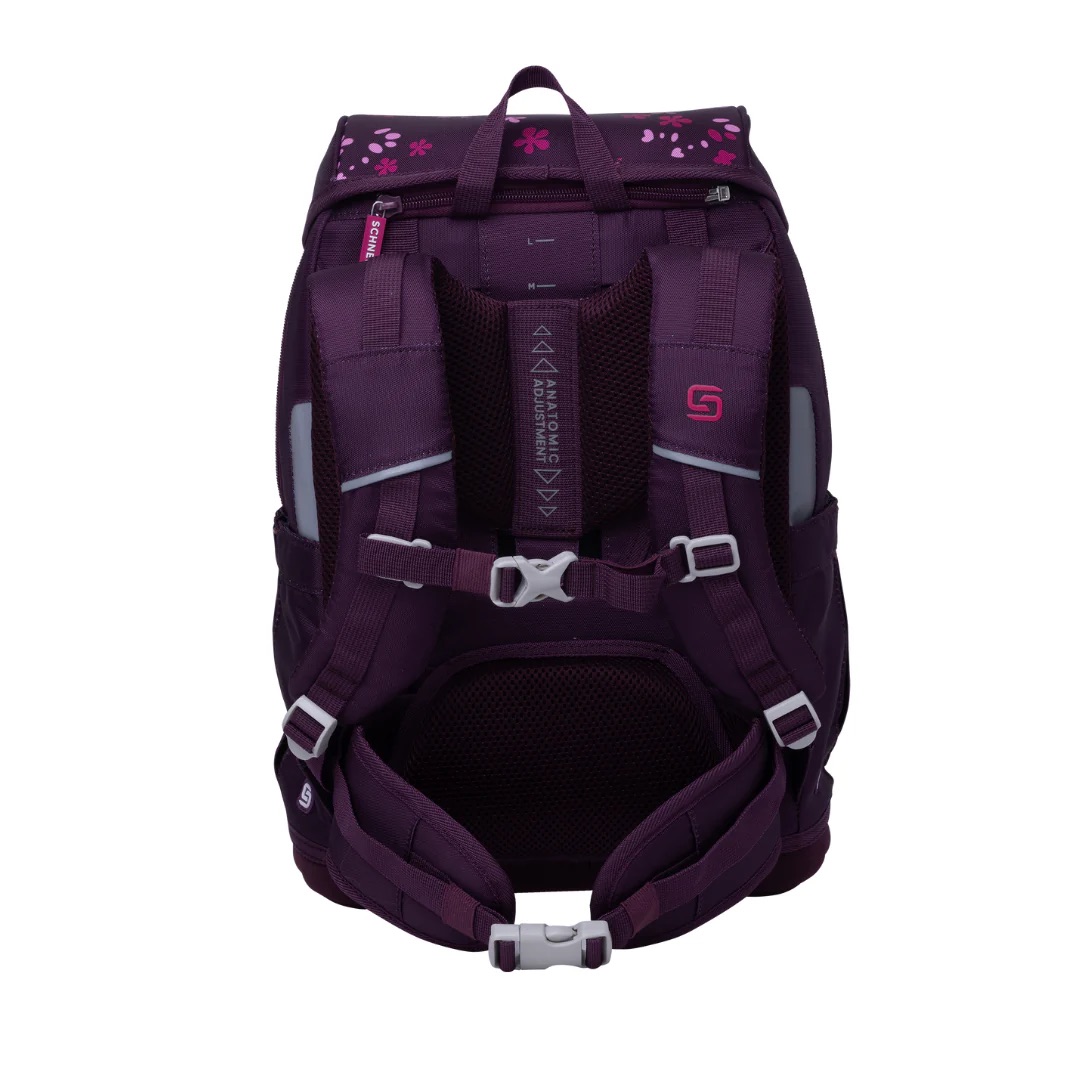 Schneiders Ergoplus Schulrucksack-Set 8-tlg. Berry Blossom Schneiders Ergoplus Schulrucksack-Set 8-tlg. Berry Blossom