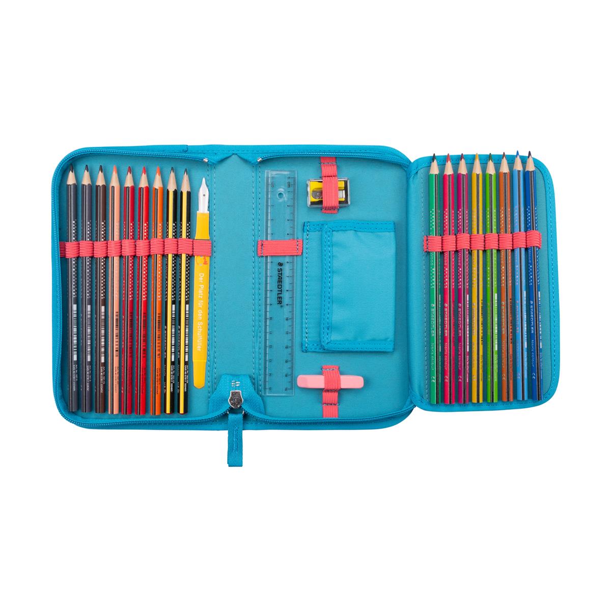 Der Die Das Schulranzen-Set Ergoflex Easy 2025 tlg. LED Rainbow Star