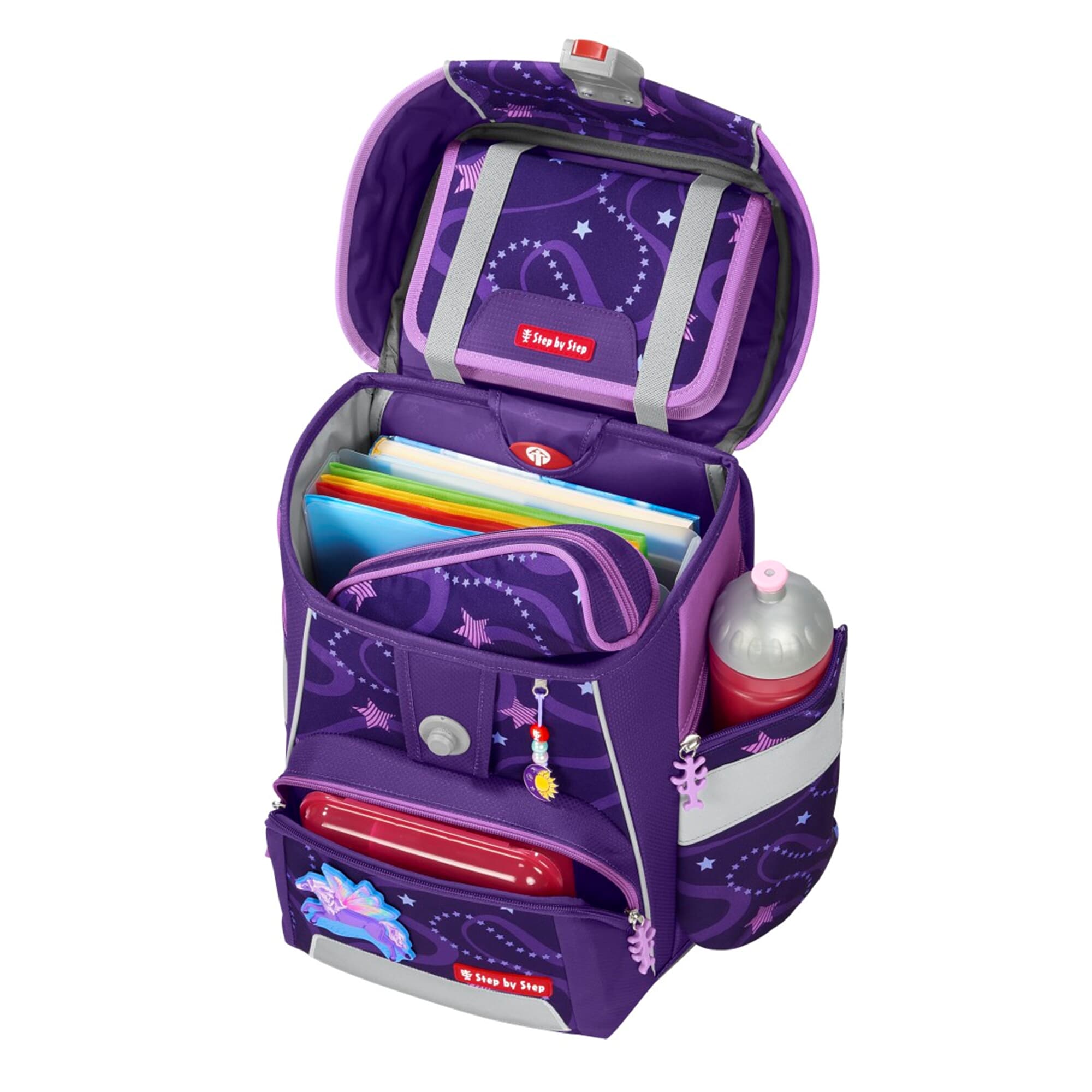 Step by Step Space Schulranzen-Set 5-tlg. Shine Pegasus Night Nuala