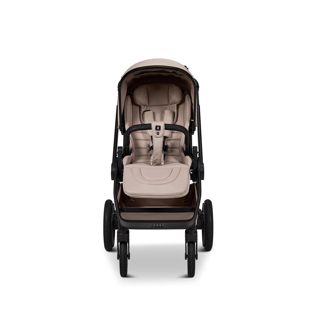 Moon GIO+ Kinderwagen-Set sand / matt Moon PIÙ Kinderwagen SET sand / chrome