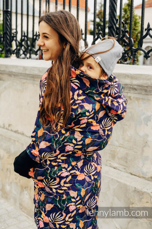 LennyLamb Asymmetrischer Tragepullover Gr. S Vintage Flowers