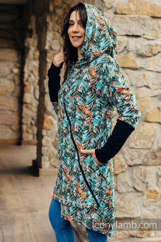 LennyLamb asymmetrische Tragepulli Gr. M Tropical Garden