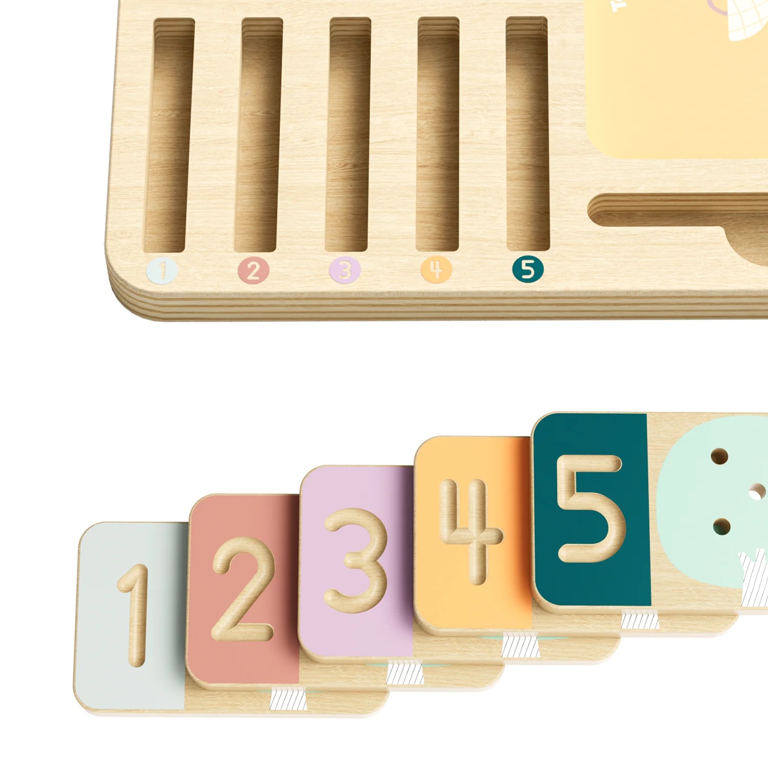 Topbright Obstbaum Zahlentrainer Bunt