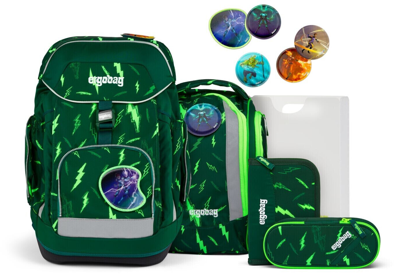 ergobag Schulranzen-Set Maxi 2025/2026 Bärtastisch