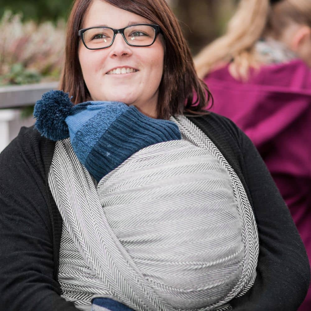 Didymos Tragetuch Lisca grigio (Natur - Silbergrau - Anthrazit) Gr. 6 Didymos Tragetuch Lisca grigio (Natur - Silbergrau - Anthrazit) Gr. 6