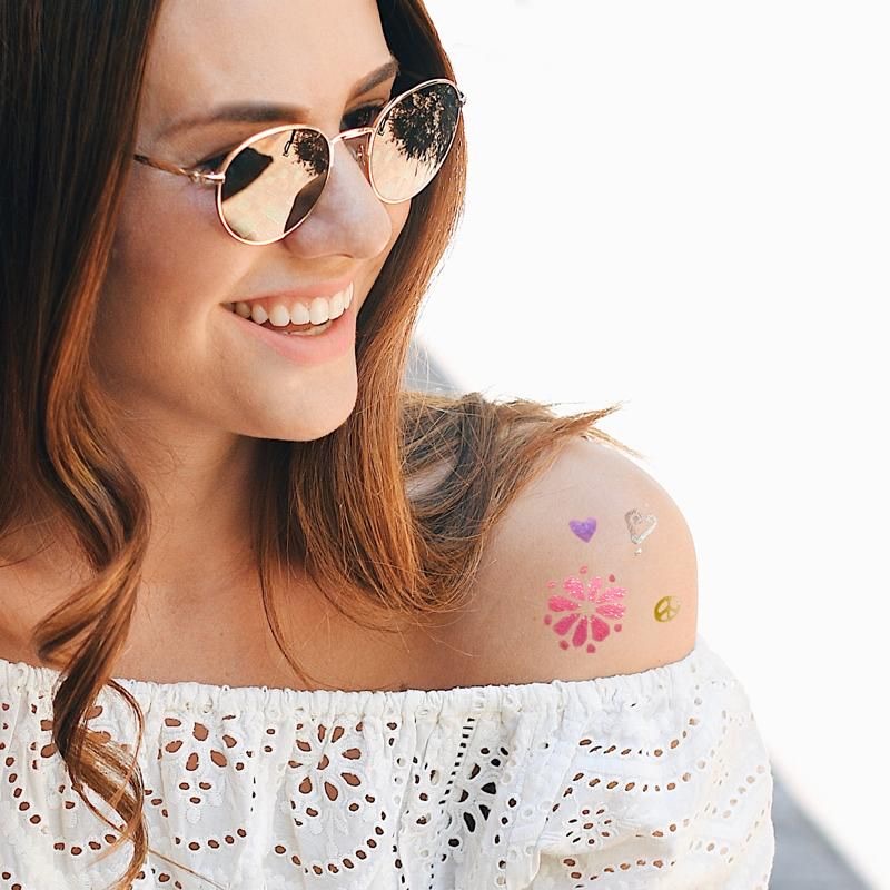 Trendhaus FESTIVAL FEELINGS Tattoo Glitzer 4er Set