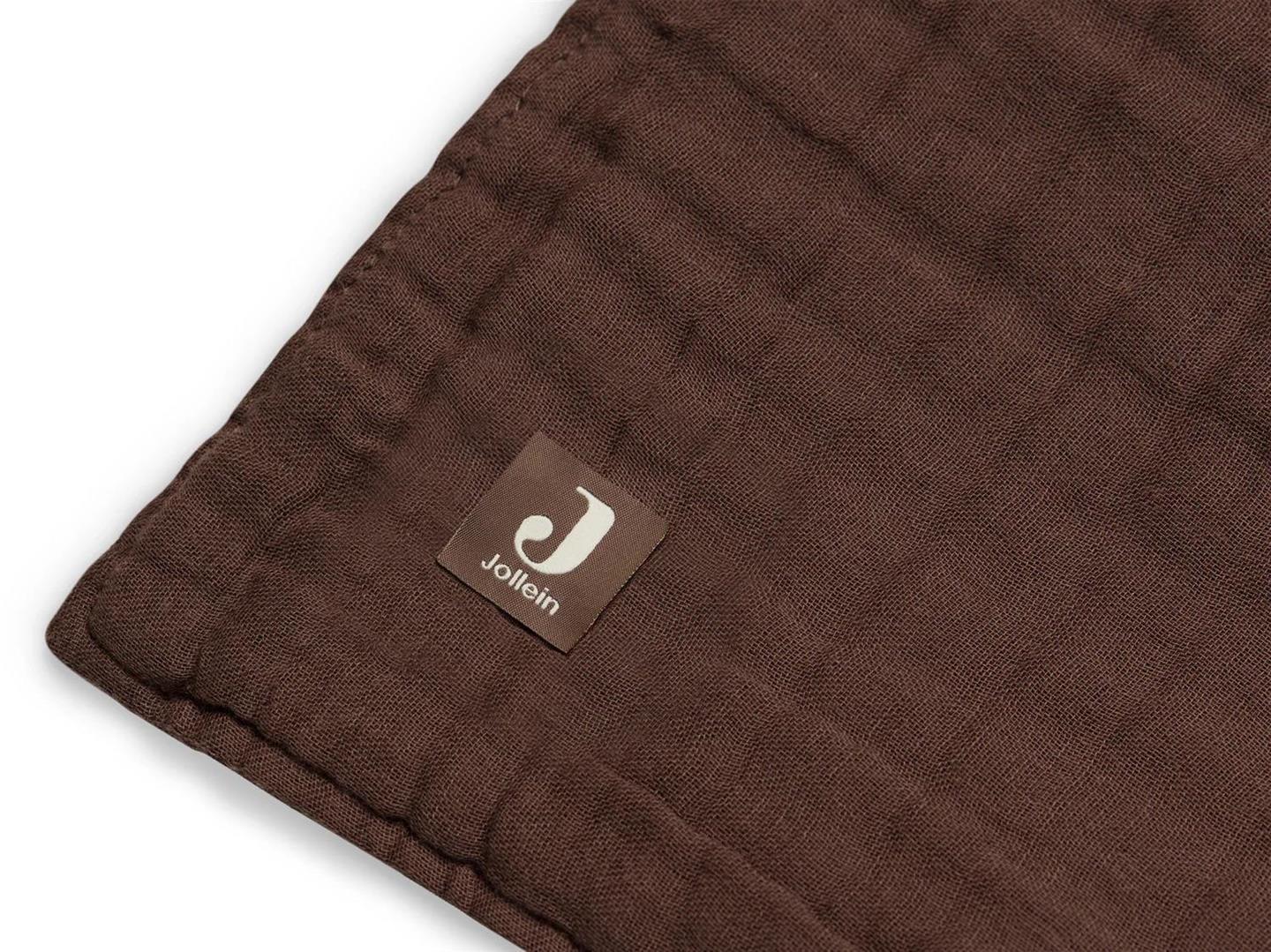 Jollein Decke - Wrinkled Braun